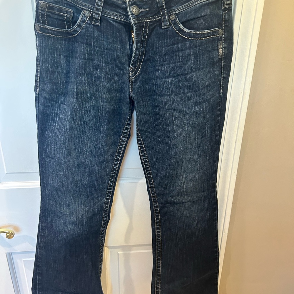 Silver Suki Surplus Women's Blue Jeans
